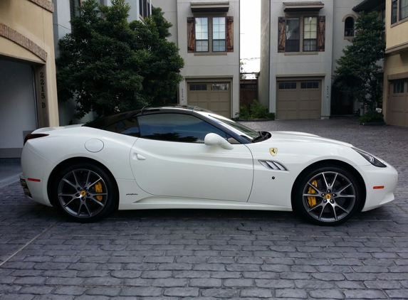 Prestige Window Tinting (mobile service) - cypress, TX. 2014 Ferrari California 35% side windows 5% rear glass Suntek Xtra Performance