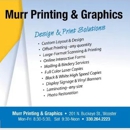 Murr Printing & Graphics - Print Advertising