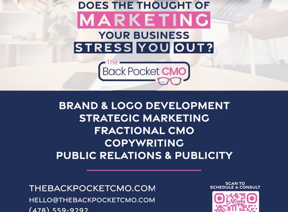 The Back Pocket Cmo Emily J Wiegert Mba - Cochran, GA