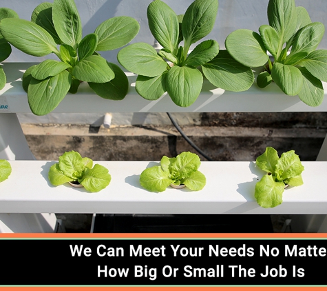 Great Southern Hydroponics - East Bunbury, WA. We Can Meet Your Needs No Matter How Big Or Small The Job Is