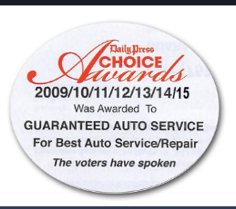 Guaranteed Auto Service Inc. - Newport News, VA