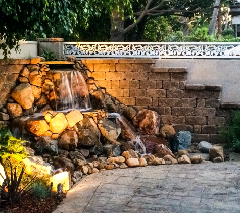 Koi Pros - Orange, CA. pondless waterfall construction & fountain construction services