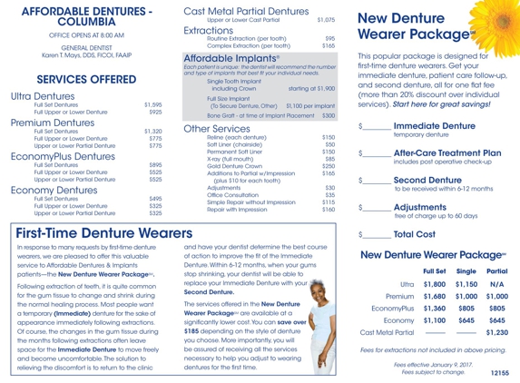 Affordable Dentures - Columbia, MO