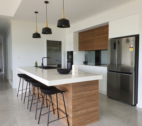 Build Complete - Cooee, TAS. Kitchen With Quantum Quartz Benchtops